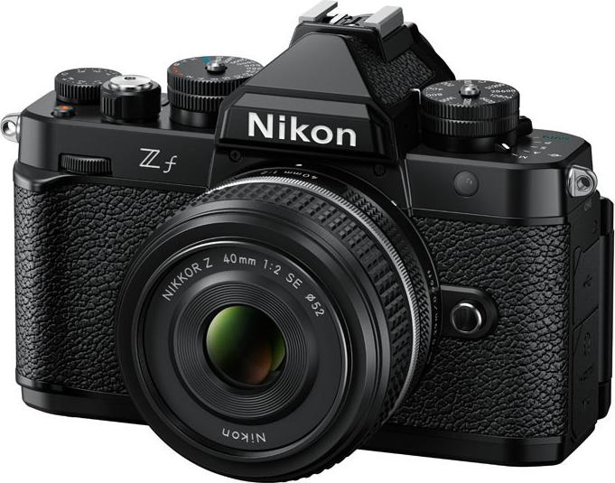 Nikon Z f + NIKKOR Z 40mm f/2 SE, 24,5 MP, 6048 x 4032 Pixel, CMOS, 4K Ultra HD, Touchscreen, Schwarz