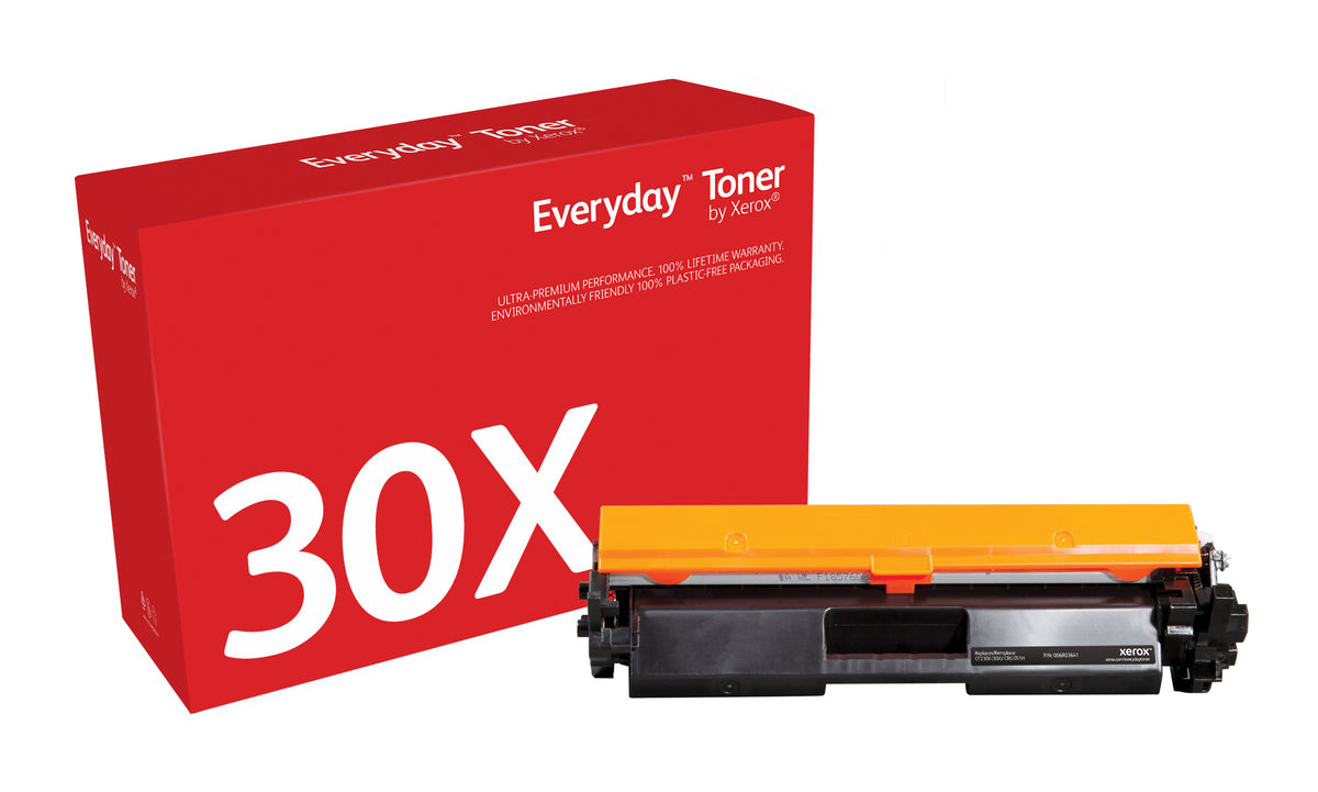 Everyday™ Schwarz Tonermodul von kompatibel mit HP 30X (CF230X), Hohe Kapazität, 3500 Seiten, Schwarz, 1 Stück(e)