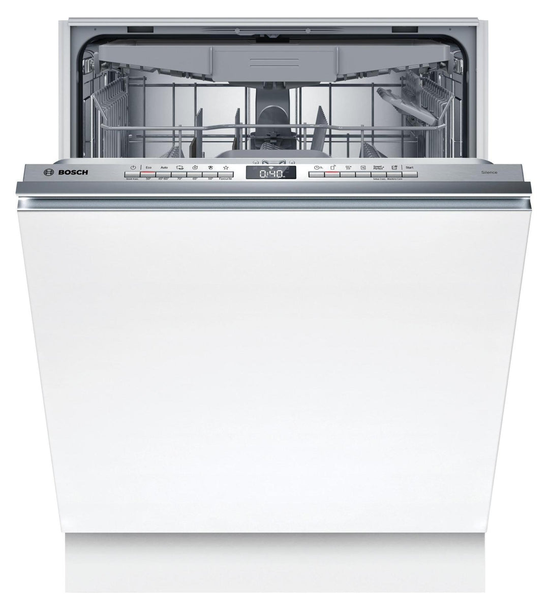 Bosch Serie 4 SMH4HVX14E, Voll integriert, Standardgröße (60 cm), Silber, Tasten, 1,75 m, 1,65 m