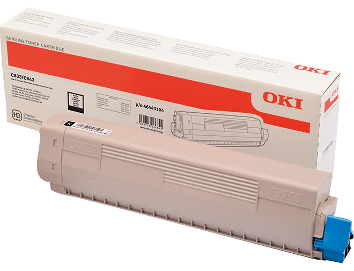 OKI 46443104, 10000 Seiten, Schwarz, 1 Stück(e)