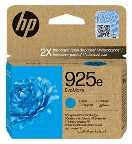 HP 925e EvoMore Cyan Original Druckerpatrone, Hohe (XL-) Ausbeute, 1 Stück(e), 800 Seiten, Einzelpackung