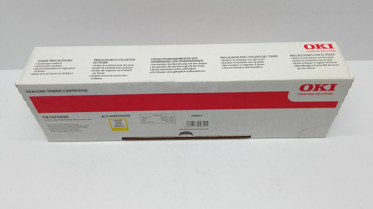 OKI 44059105, 8000 Seiten, Gelb, 1 Stück(e)