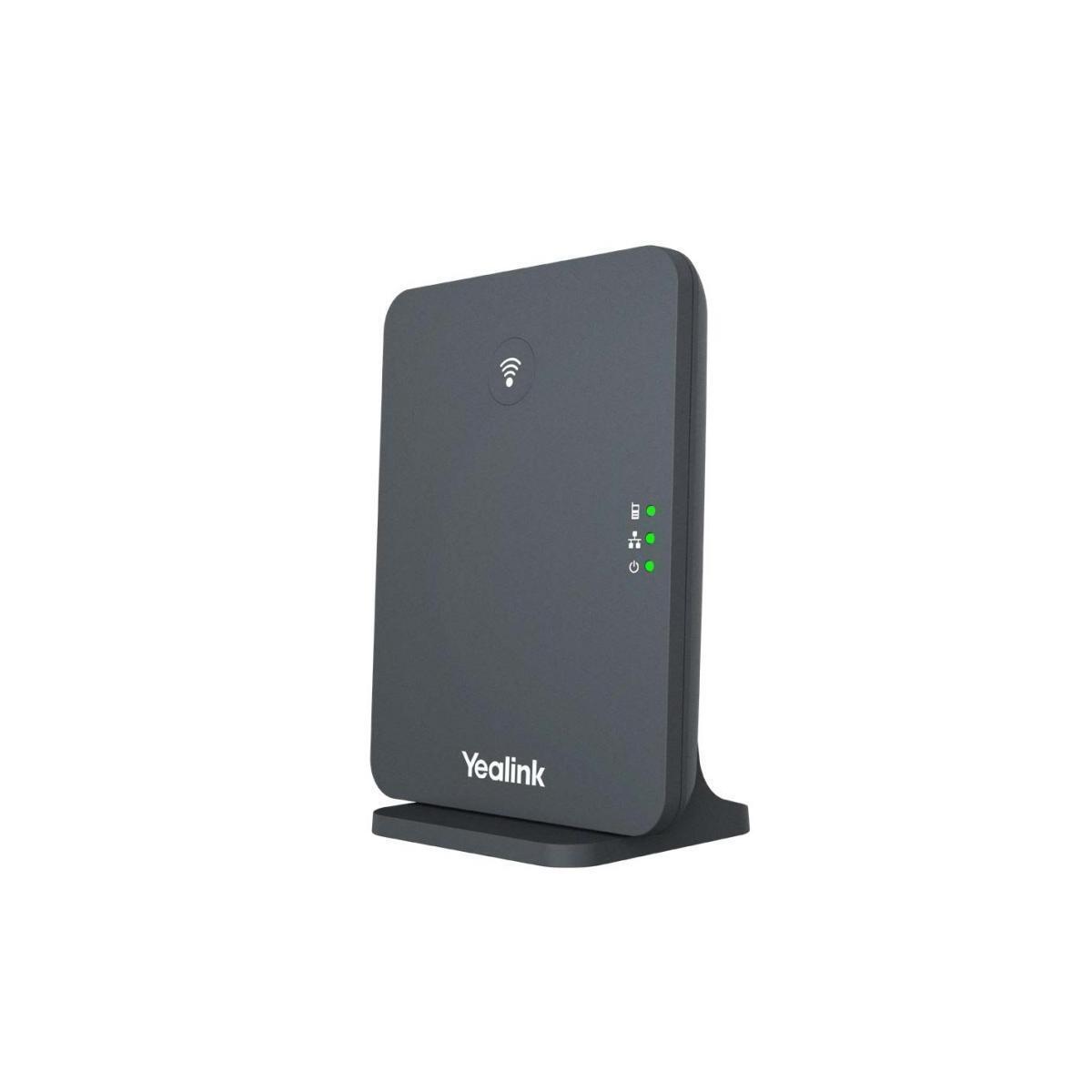 Yealink W70B, 300 m, SNTP/NTP, UDP/TCP/TLS, AES, HTTPS, SHA-256, SHA-384, SHA-512, TLS, CAT-iq2.0, AGC, AJB, AMR-WB, CNG, G.722, G.726, G.729, G.729A, PLC, VAD, iLBC, IEEE 802.1Q, IEEE 802.1p, IEEE 802.1x, IEEE 802.3af
