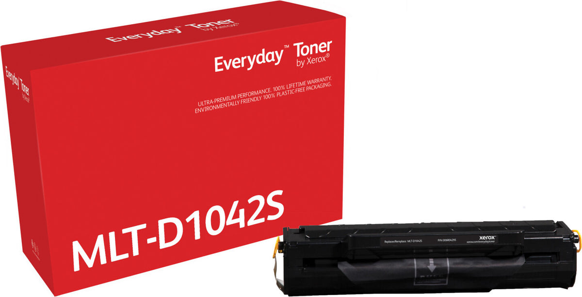 Everyday™ Schwarz Toner von , kompatibel mit Samsung MLT-D1042S, Standardkapazität, 1500 Seiten, Schwarz, 1 Stück(e)