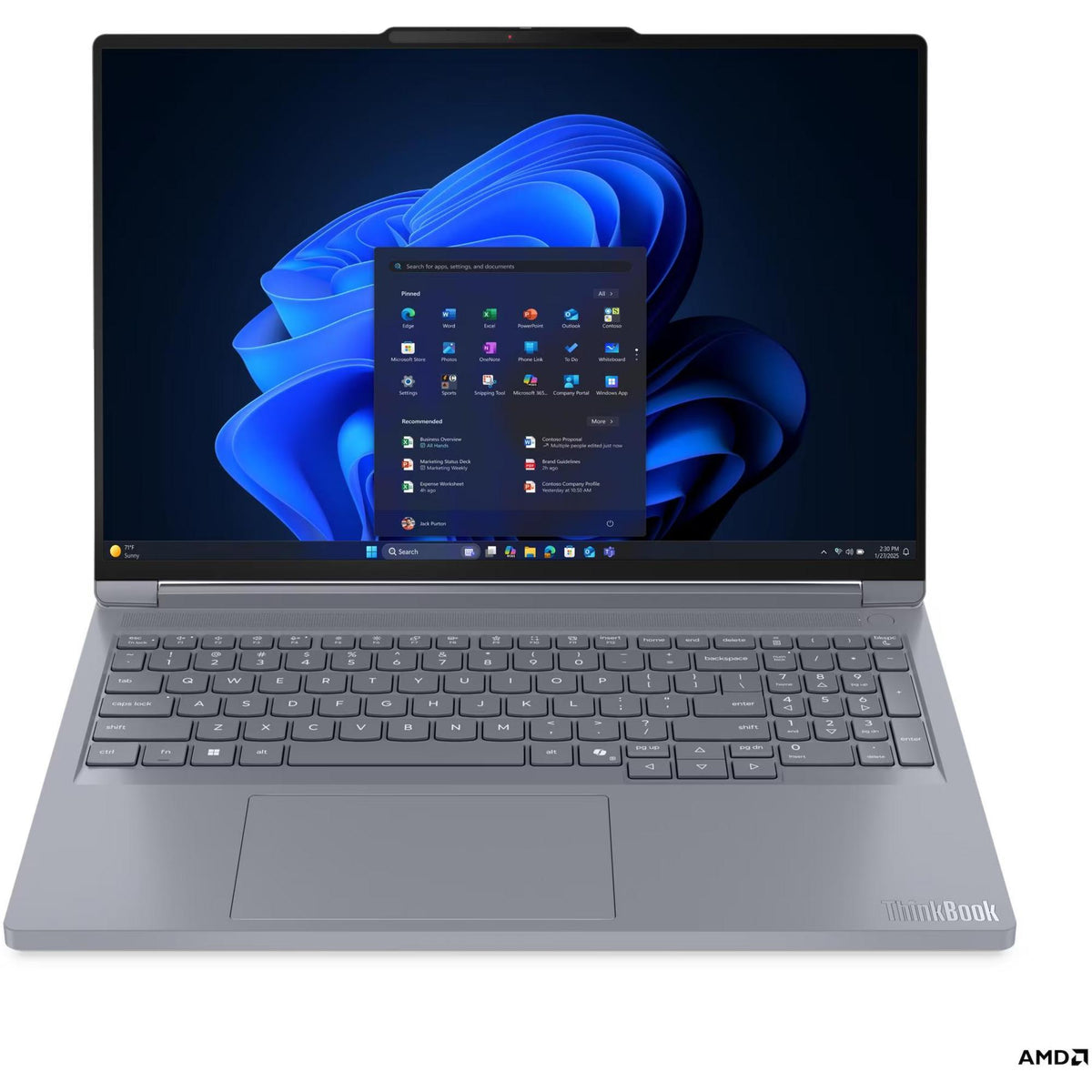 Lenovo ThinkBook 16p G6 ADR, AMD Ryzen™ 9, 2,4 GHz, 40,6 cm (16