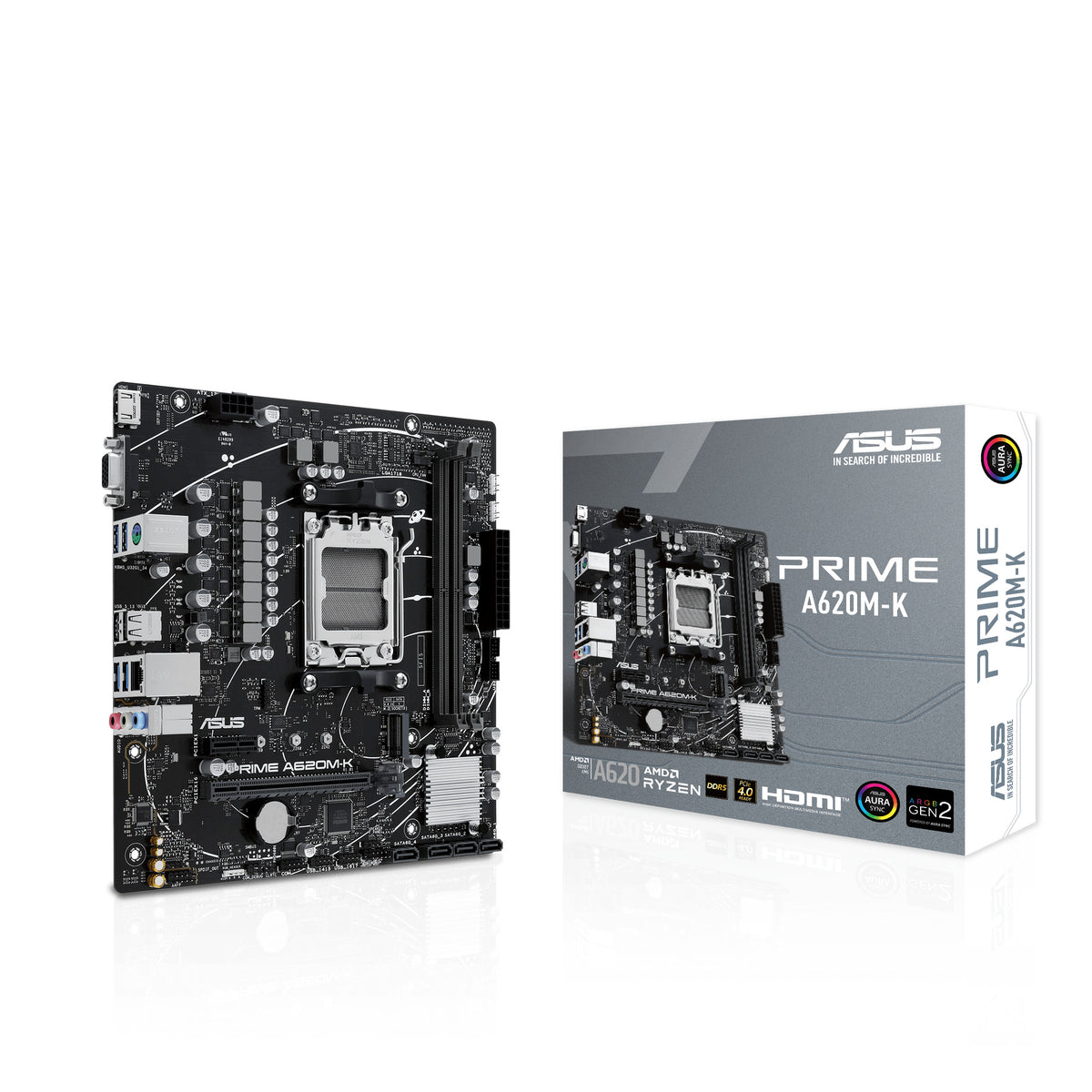 Asus 90Mb1F40-M0Eay0 Prime A620M-K//Am5,A620,Usb 3.2 Gen 1,Aura,Mb
