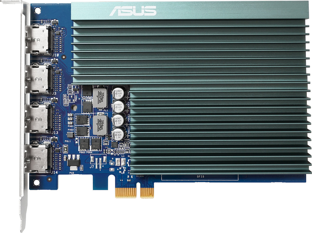 ASUS GT730-4H-SL-2GD5, GeForce GT 730, 2 GB, GDDR5, 5010 MHz, 3840 x 2160 Pixel, PCI Express x1