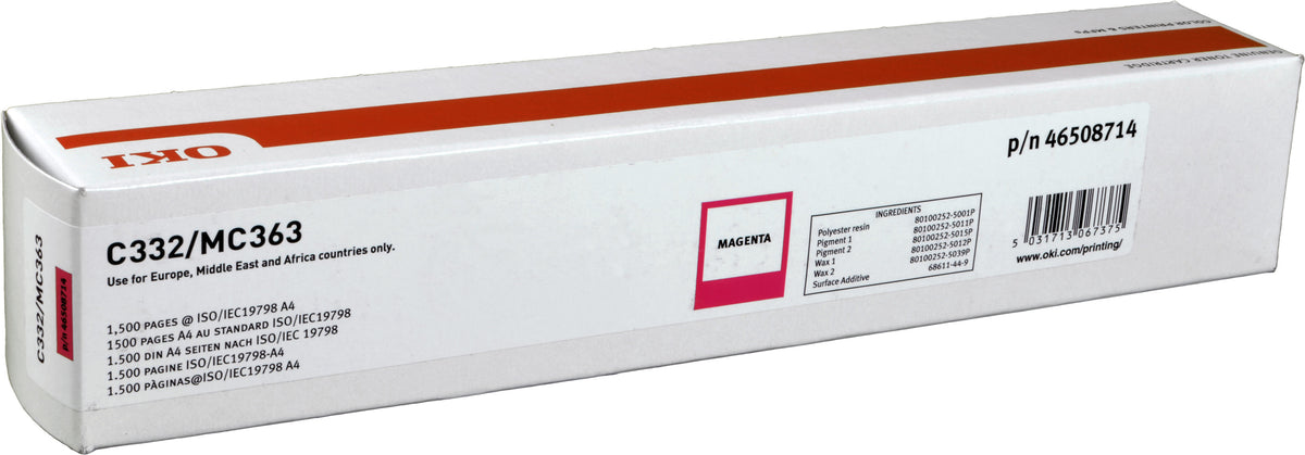 OKI 46508714, 1500 Seiten, Magenta, 1 Stück(e)