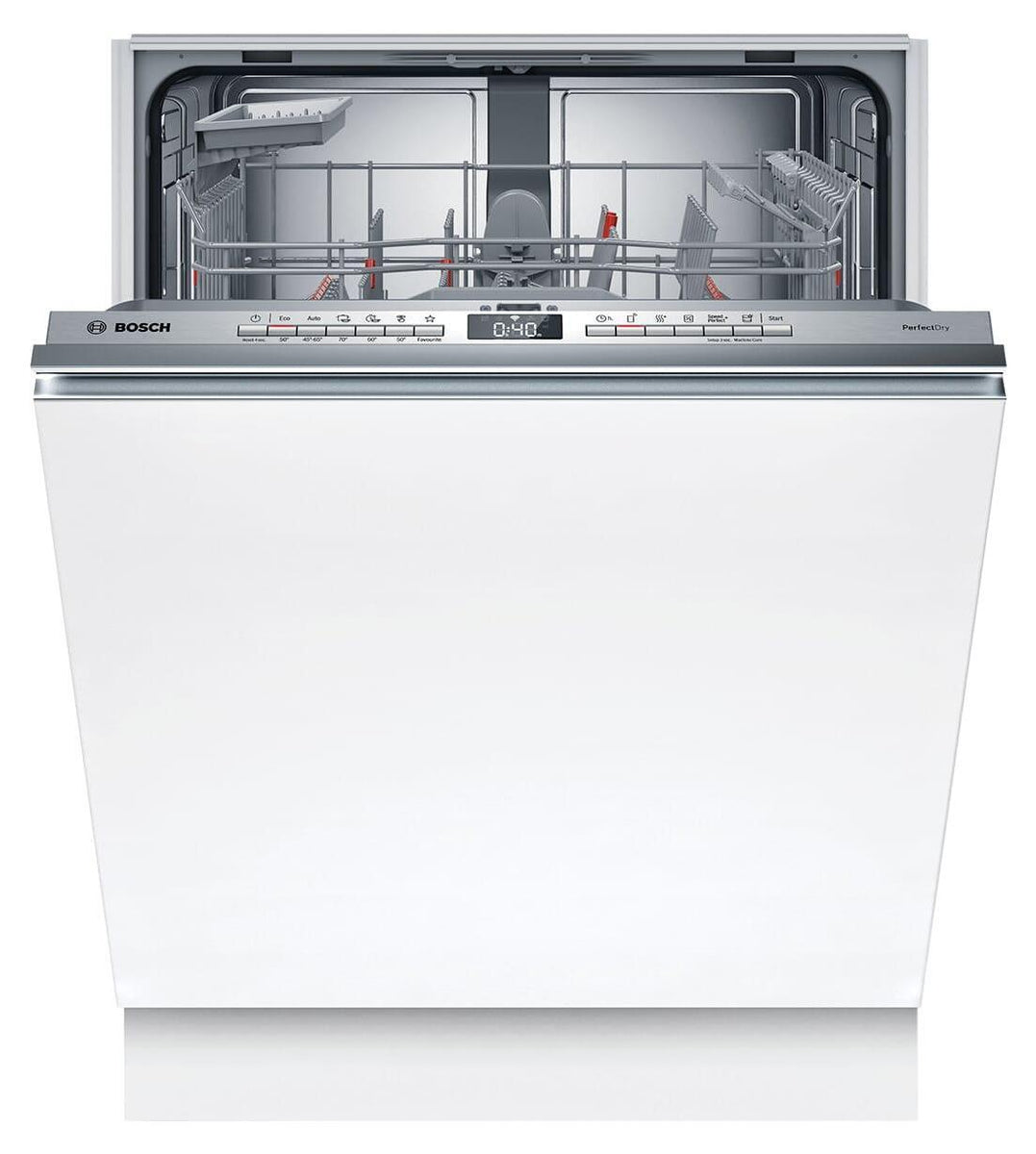 Bosch Serie 6 SBV6YAX01E, Voll integriert, Standardgröße (60 cm), Weiß, 1,5 m, 1,7 m, 2 Korb/Körbe
