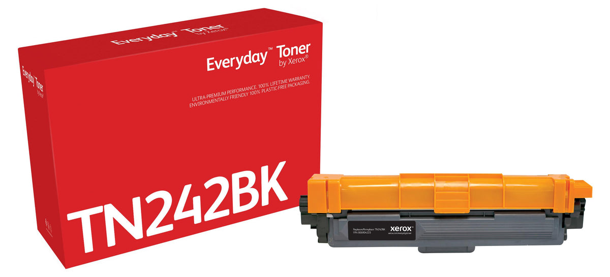 Everyday™ Schwarz Toner von , kompatibel mit Brother TN242BK, Standardkapazität, 2500 Seiten, Schwarz, 1 Stück(e)