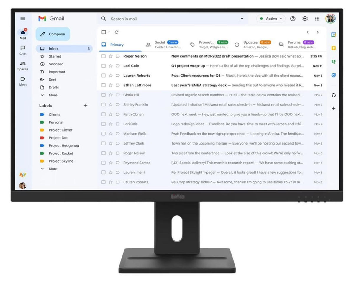 Lenovo ThinkVision E27-40 Monitor, 68,6 cm (27