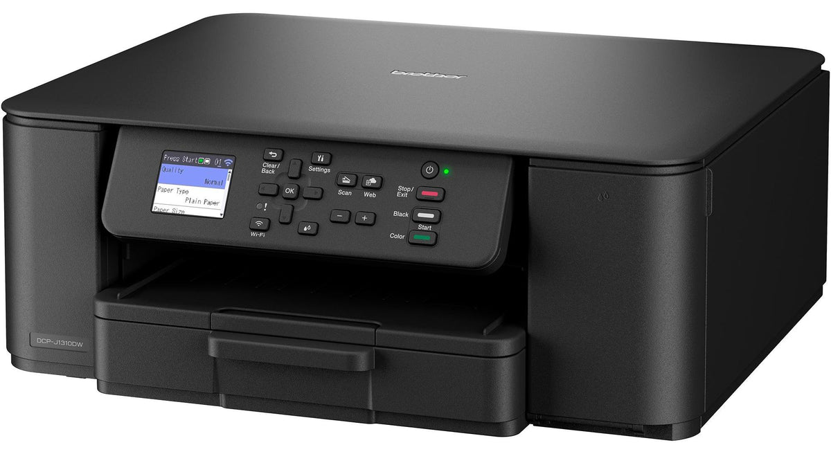 Brother DCP-J1310DW, Tintenstrahl, Farbdruck, 1200 x 6000 DPI, Farbkopieren, A4, Schwarz