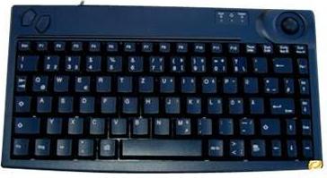 Contour Design Active Key AK-440, Tenkeyless (80 - 87 %), Kabelgebunden, USB, Mechanischer Switch, QWERTZ, Schwarz