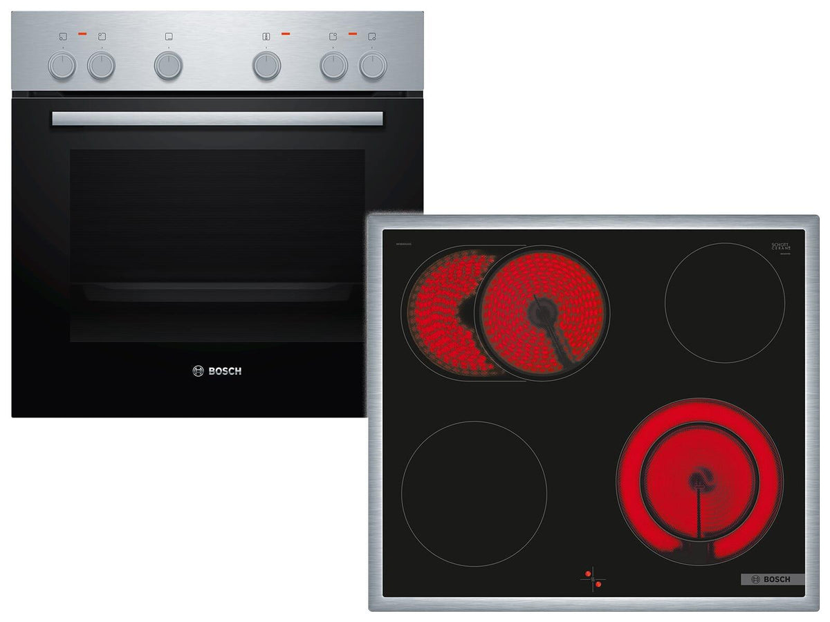 Bosch HND211AR62, Keramik, 4 Zone(n), Glaskeramik, Schwarz, Berührung, 58,3 cm