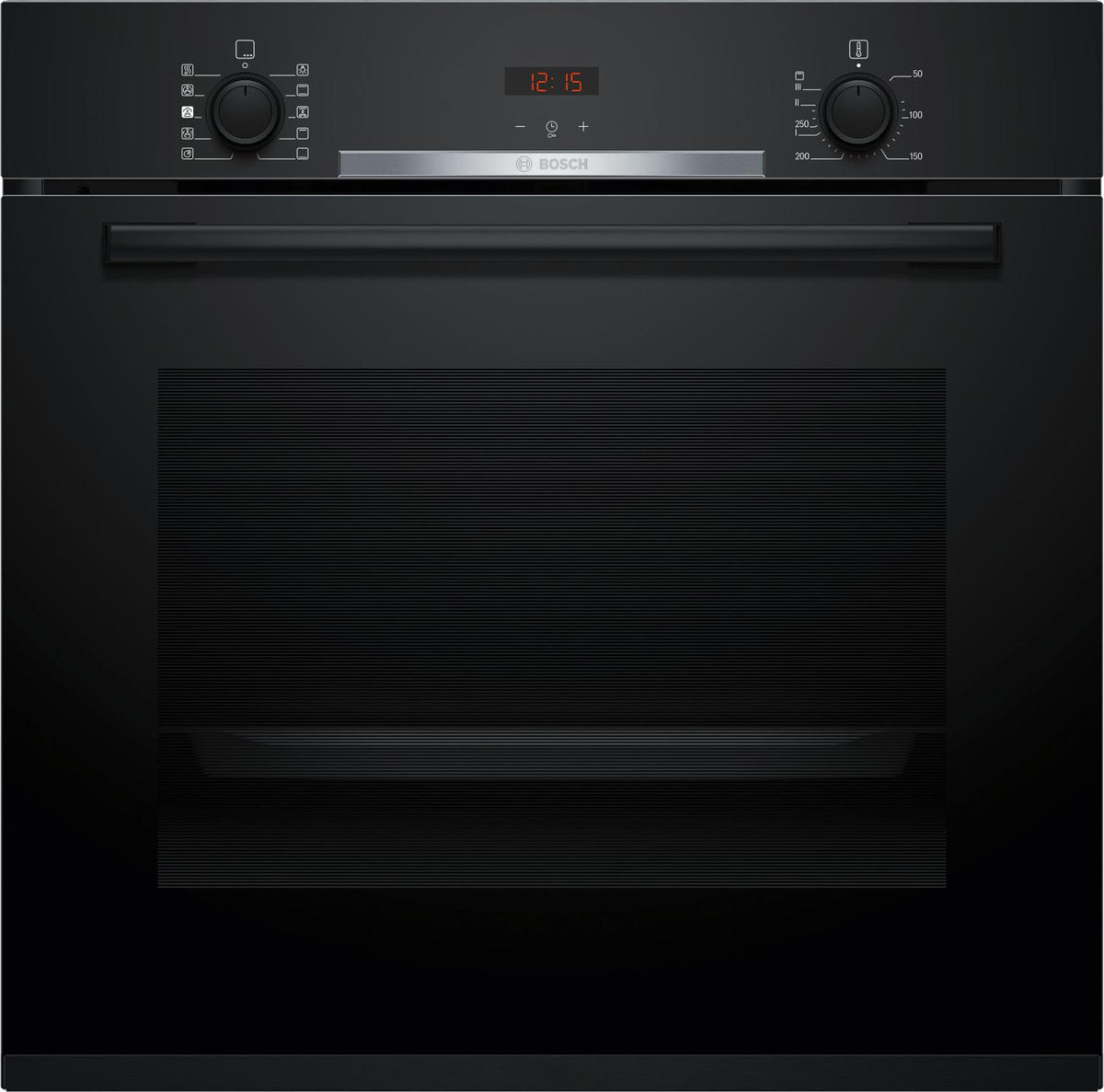 Bosch Serie 4 HQA334EB4, Medium, Elektrischer Ofen, 71 l, 3400 W, 71 l, Lüfterbetrieben