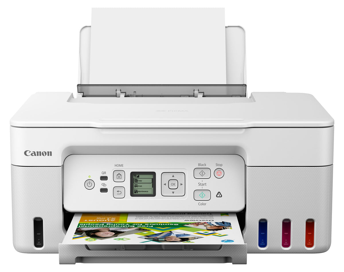 Canon PIXMA G3571, Tintenstrahl, Farbdruck, 4800 x 1200 DPI, A4, Direktdruck, Weiß