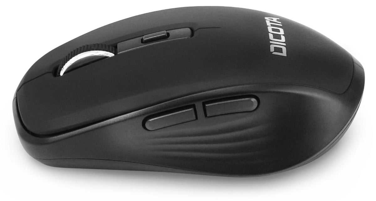 DICOTA D31980, Beidhändig, Bluetooth, 1600 DPI, Schwarz