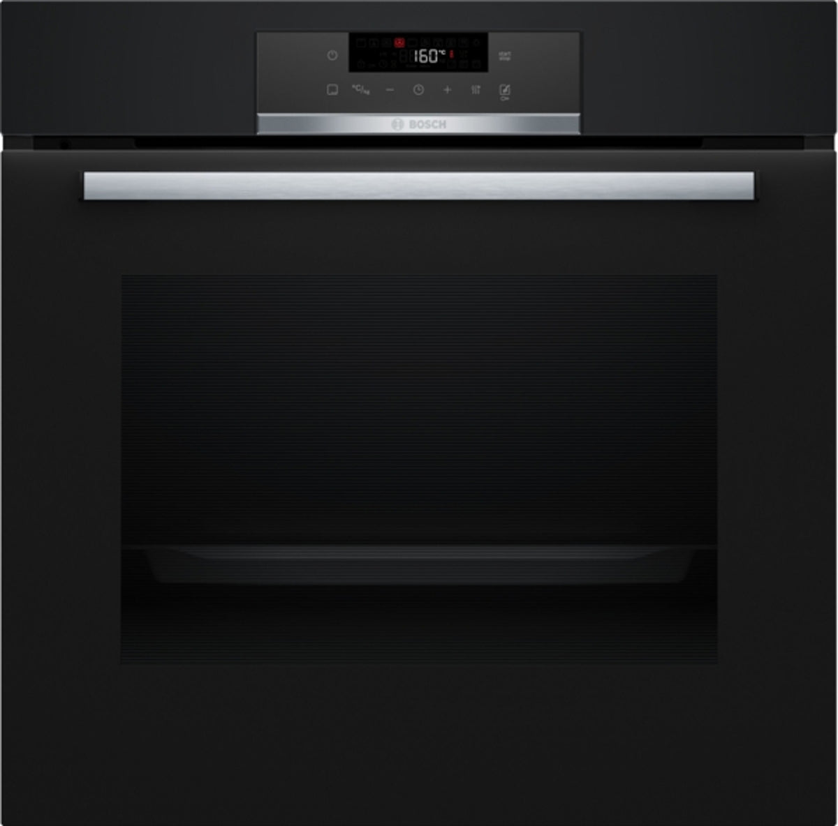 Bosch Serie 2 HBA171BB3, Medium, Elektrischer Ofen, 71 l, 3600 W, 71 l, Lüfterbetrieben