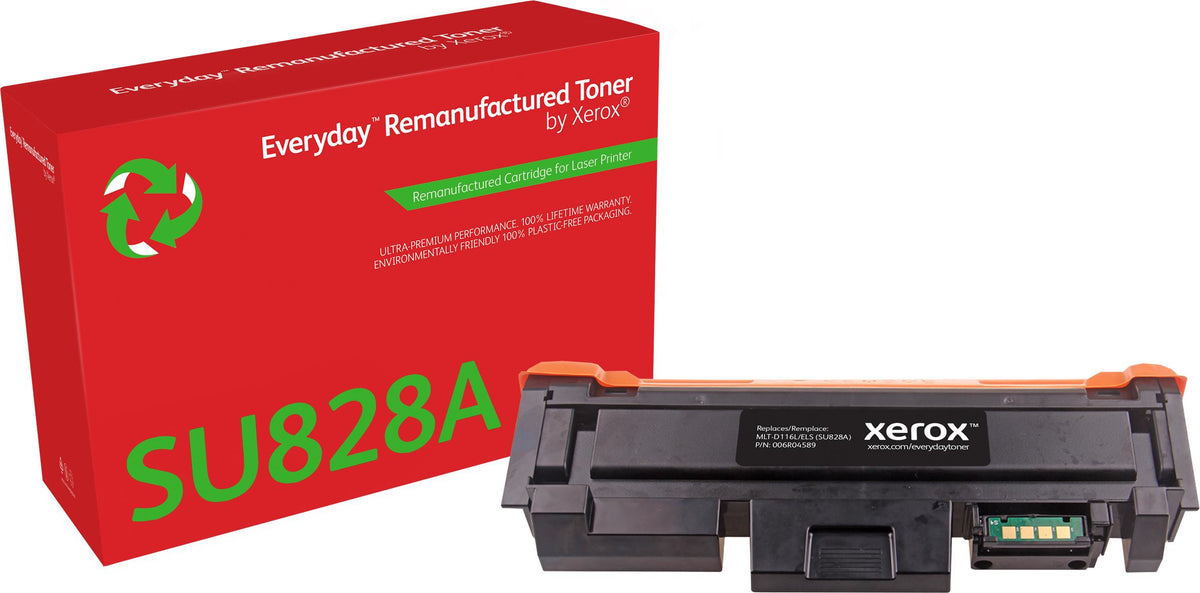 Everyday™ Mono wiederaufbereiteter Toner von , kompatibel mit Samsung MLT-D116L, Standardkapazität, 3000 Seiten, Schwarz, 1 Stück(e)