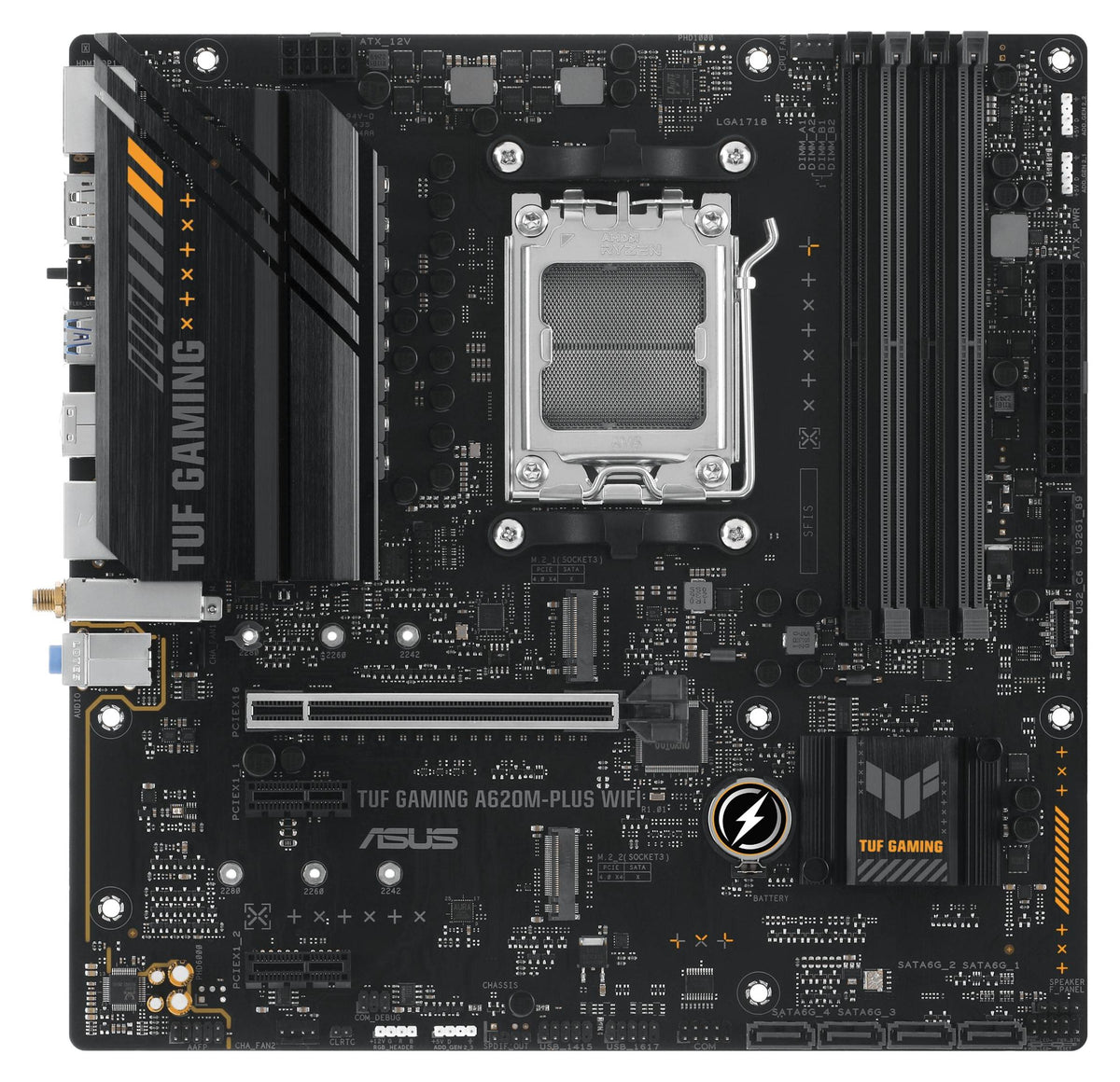 Asus 90Mb1F00-M0Eay0 Tuf Gaming A620M-Plus Wifi//Am5,A620,Usb 3.2 Gen 1,Wifi,Aura,Mb