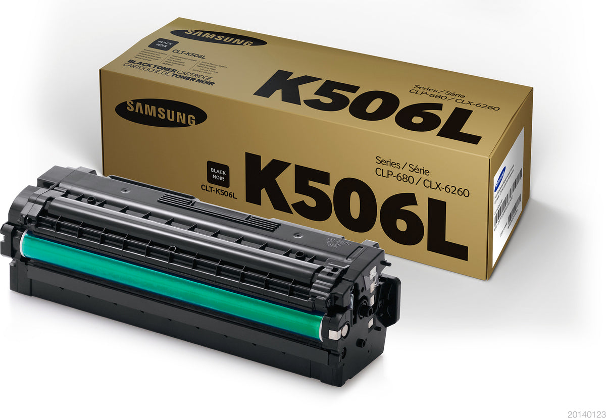 Samsung CLT-K506L Schwarz Original Tonerkartusche mit hoher Reichweite, 6000 Seiten, Schwarz, 1 Stück(e)