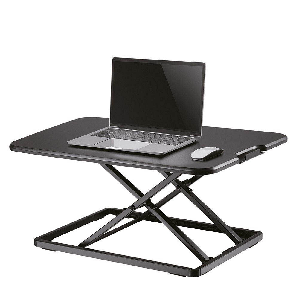 Neomounts NS-WS050BLACK Sitz-Steh-Arbeitsplatz, Schwarz, -25,4 mm (-1