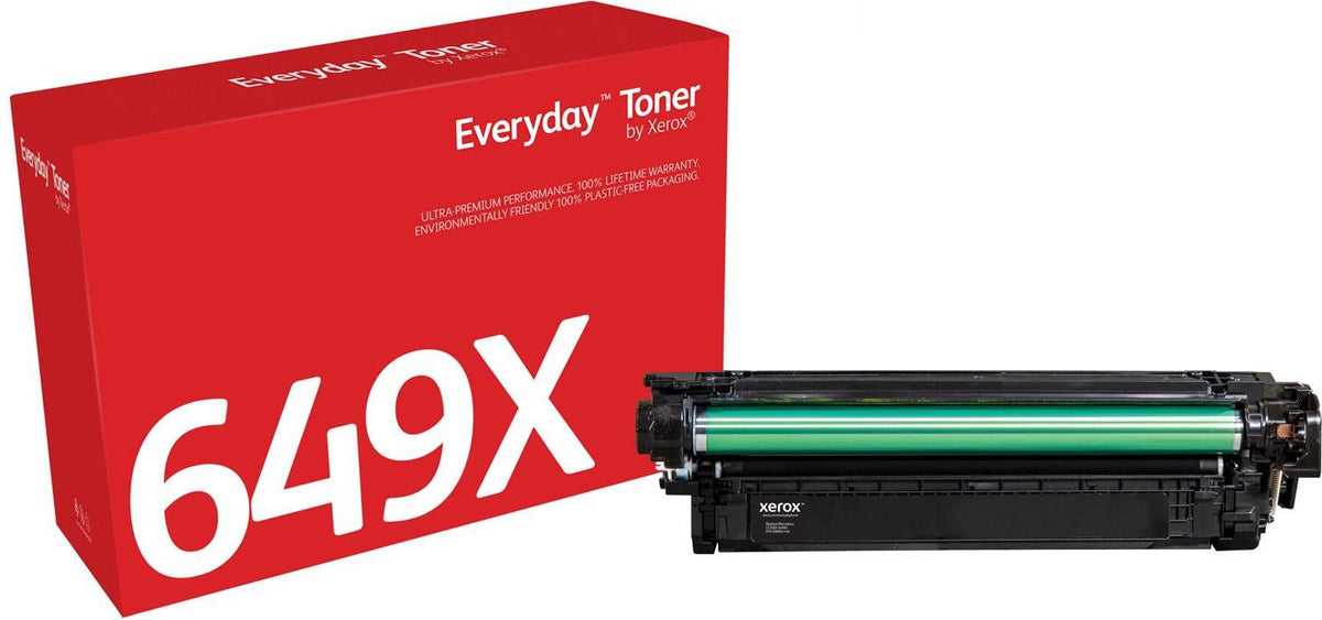 Everyday™ Schwarz Tonermodul von kompatibel mit HP 649X (CE260X), Hohe Kapazität, 17000 Seiten, Schwarz, 1 Stück(e)