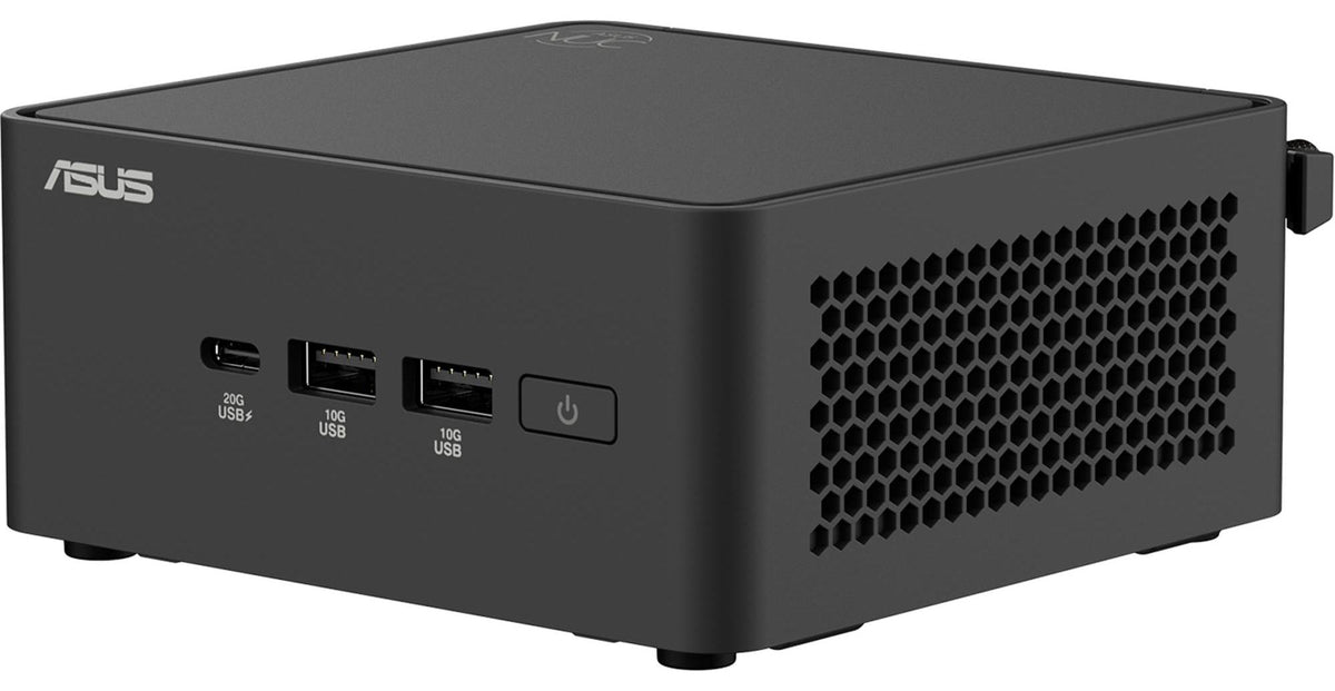 ASUS NUC 15 Pro Tall PC Kit RNUC15CRHC700002 (Intel Core 7 240H Prozessor, Intel Arc Grafik, Intel WiFi 7, Bluetooth 5.4, ohne Betriebssystem, mit EU-Netzkabel, bis 99 TOPS KI-Leistung, unterstützt OpenClaw & Hermes Agent, 24/7 Betrieb), Mini-PC…