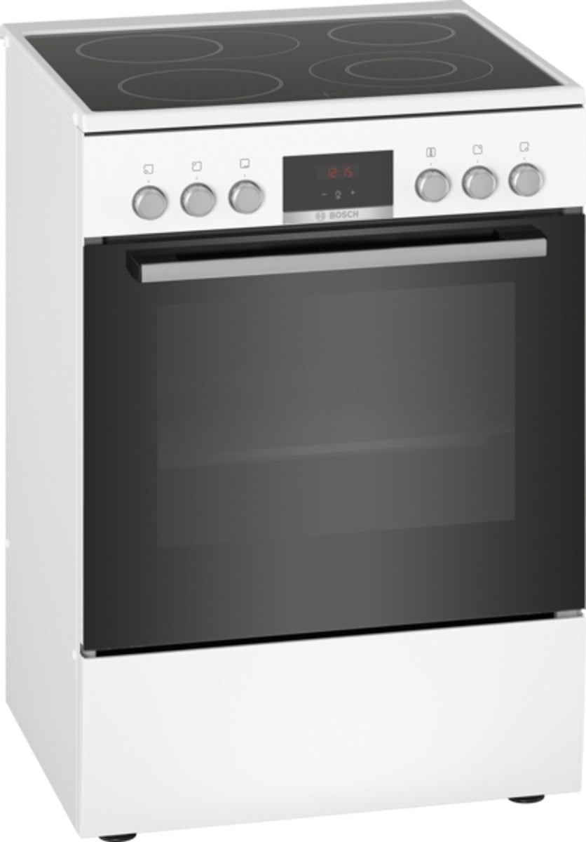Bosch Serie 4 HKR39C220, Freistehender Herd, Weiß, Drehregler, Berührung, Vorderseite, 1,2 m, Elektronisch