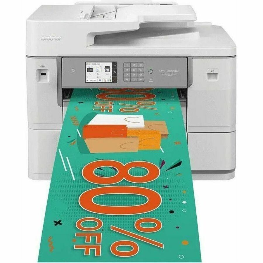 Brother MFC-J6959DW, Tintenstrahl, Farbdruck, 1200 x 4800 DPI, Farbkopieren, A3, Grau