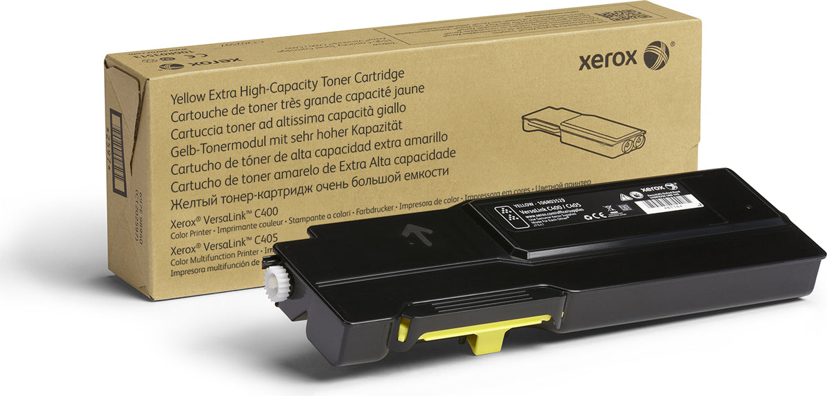 Xerox ® VersaLink® C400 Farbdrucker/C405 Farb-Multifunktionsdrucker Extra hohe Kapazität-Tonermodul Gelb (8000 Seiten) - 106R03529, 8000 Seiten, Gelb, 1 Stück(e)