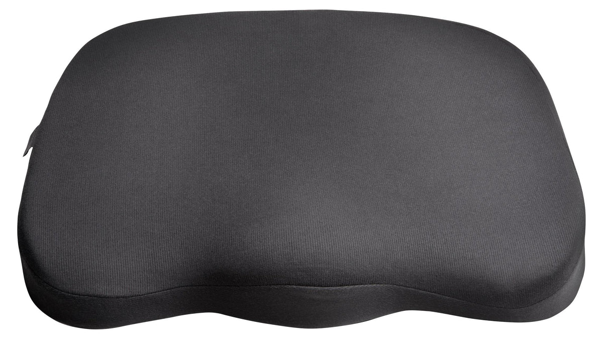 Kensington Ergonomisches Sitzkissen aus Formschaum, Sitzkissen, Memory-Schaum, Stuhl, Schwarz, Rechteck, Einfarbig