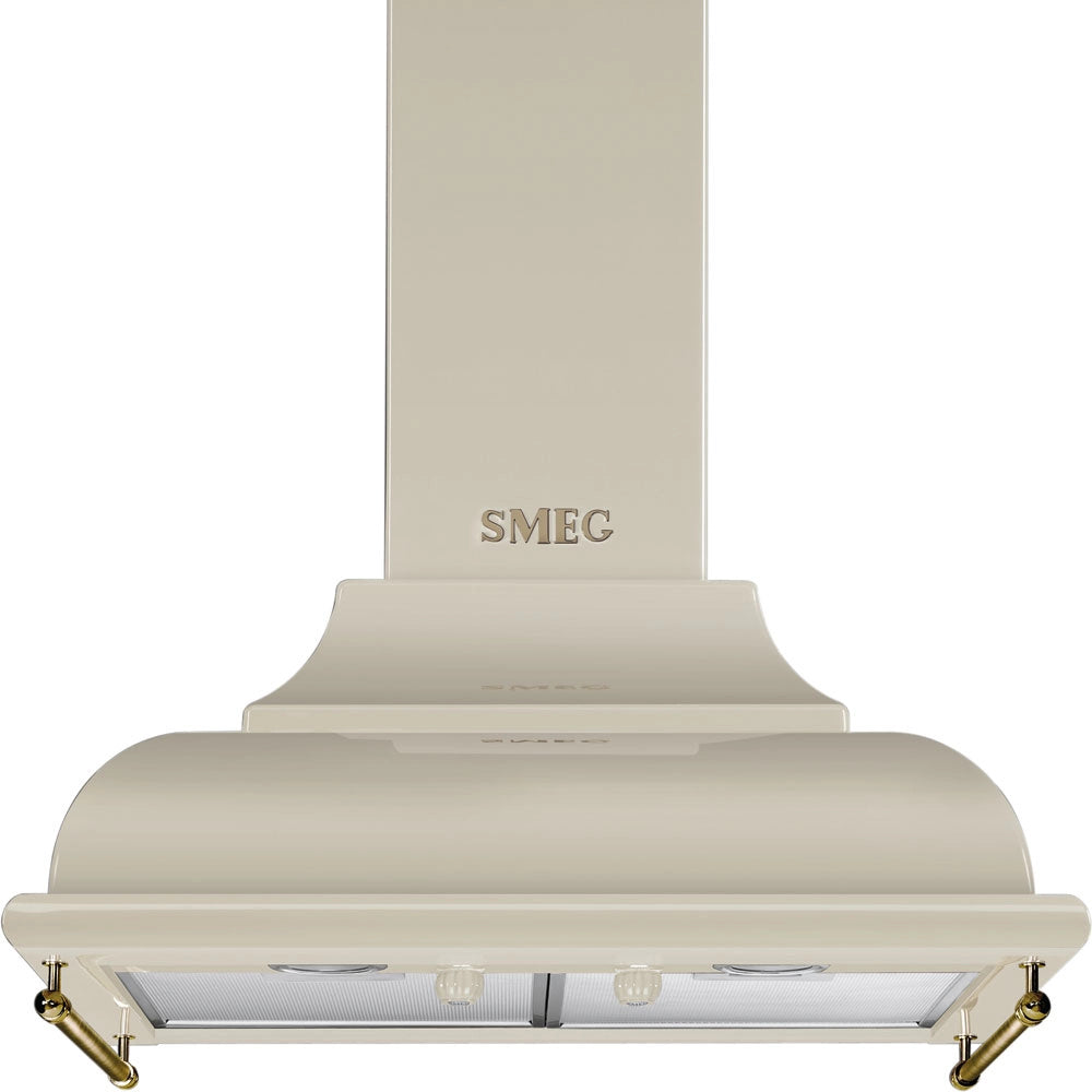 Smeg Cortina Kc16poe 60 Cm Dekorative Dunstabzugshaube Golden One Size / EU Plug 220V Golden One Size