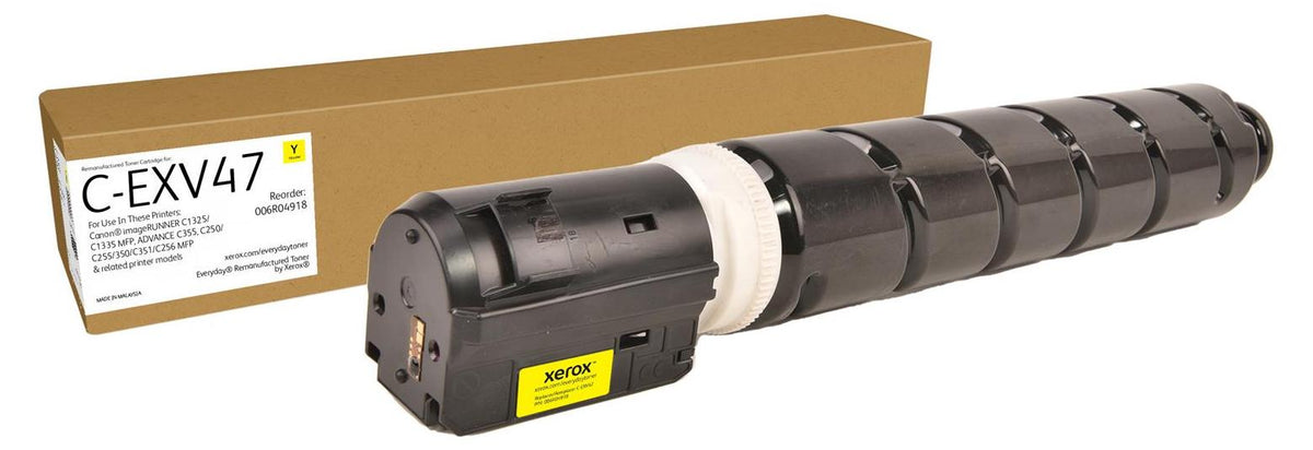 Everyday™ Gelb wiederaufbereiteter Toner von , kompatibel mit Canon C-EXV47 (8519B002), Standardkapazität, 21500 Seiten, Gelb, 1 Stück(e)