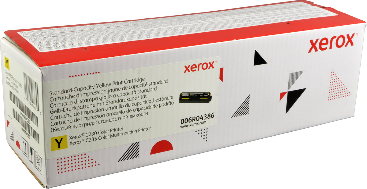 Xerox ® C230 Farbdrucker/C235 Farb-Multifunktionsdrucker Standardkapazität-Tonermodul Gelb (1500 Seiten) - 006R04386, 0 Seiten, 1500 Seiten, Gelb, 1 Stück(e)