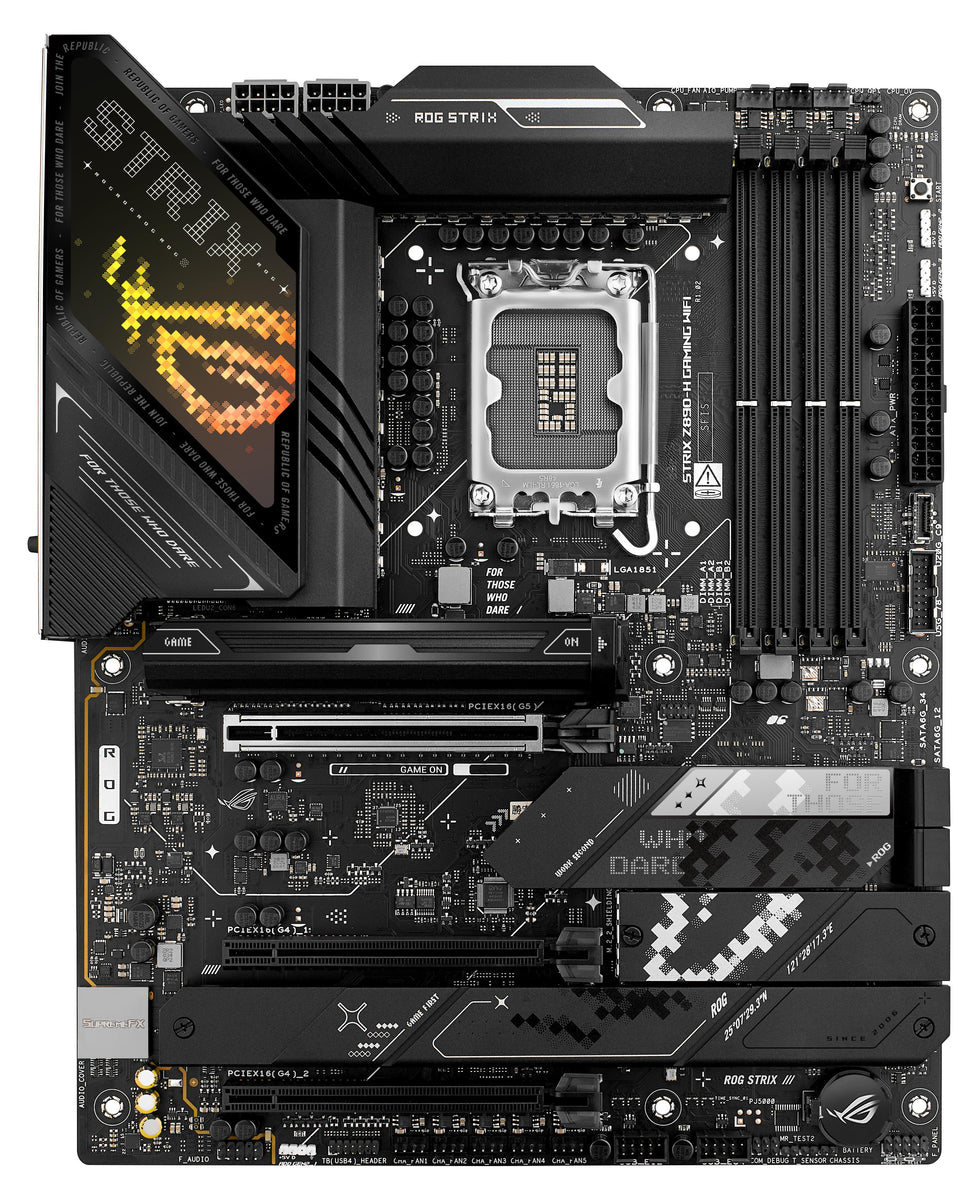 ASUS ROG STRIX Z890-H GAMING WIFI, Intel, LGA 1851 (Socket V1), Intel Core Ultra (Series 2), LGA 1851, DDR5-SDRAM, 256 GB