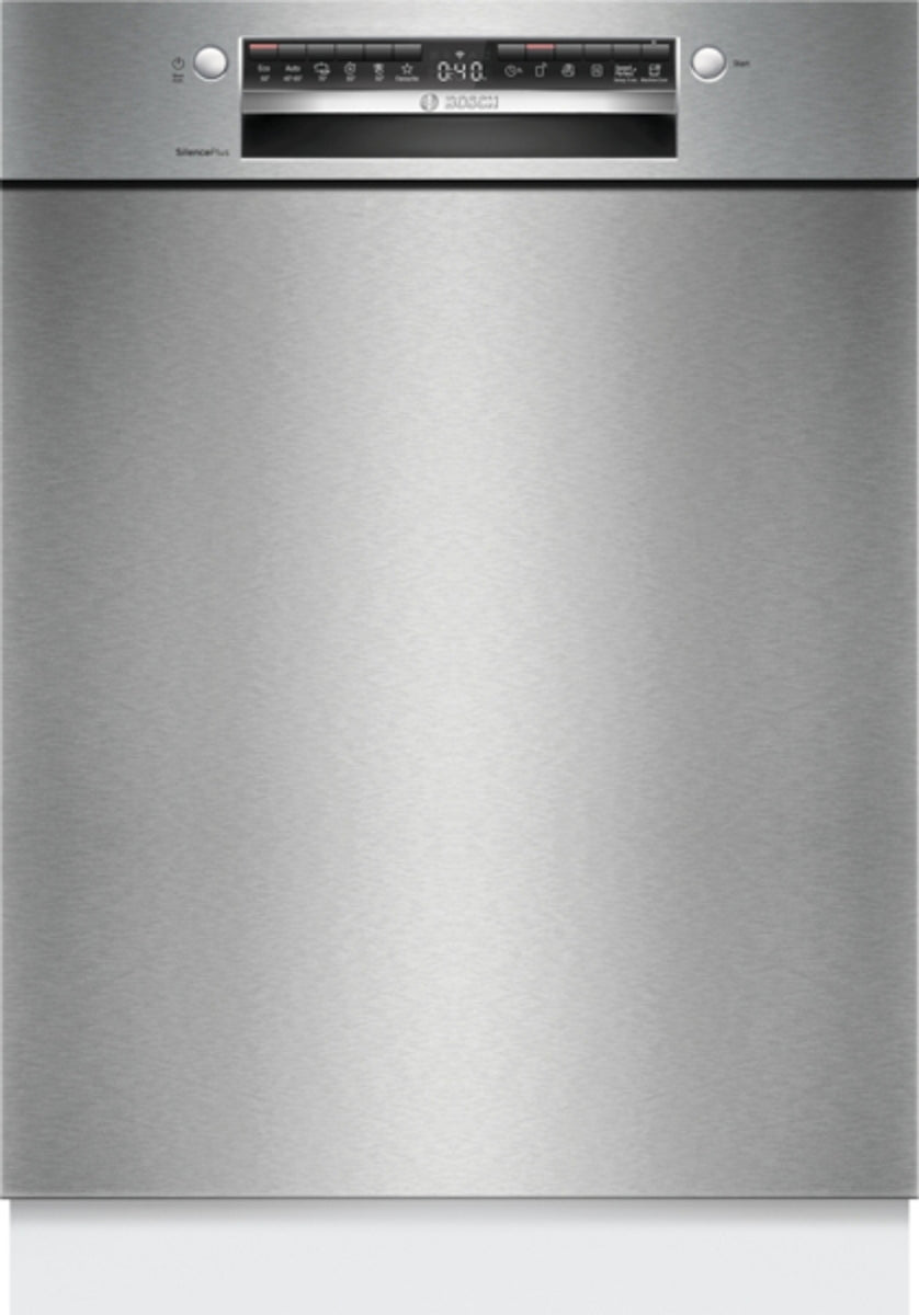 Bosch SMU4ETS08E, Unterbau, Standardgröße (60 cm), Schwarz, Edelstahl, Tasten, 1,75 m, 1,65 m