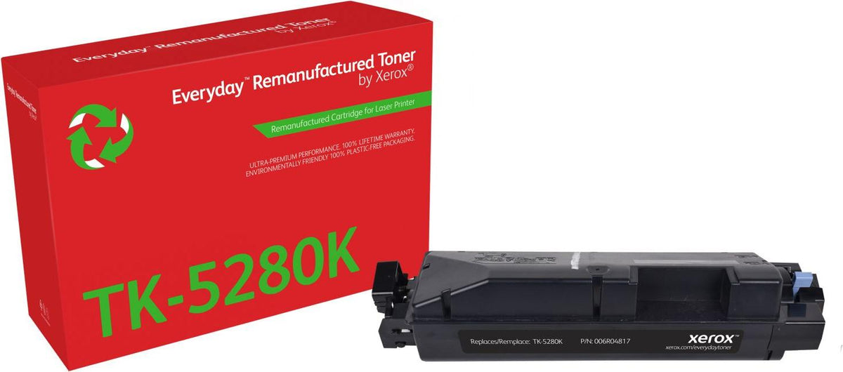 Everyday™ Schwarz wiederaufbereiteter Toner von , kompatibel mit Kyocera TK-5280K, Standardkapazität, 13000 Seiten, Schwarz, 1 Stück(e)