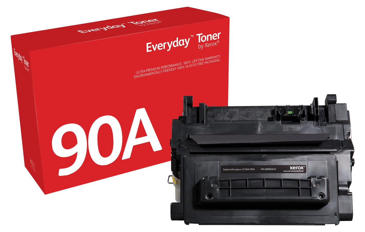 Everyday™ Schwarz Tonermodul von kompatibel mit HP 90A (CE390A), Standardkapazität, 10000 Seiten, Schwarz, 1 Stück(e)
