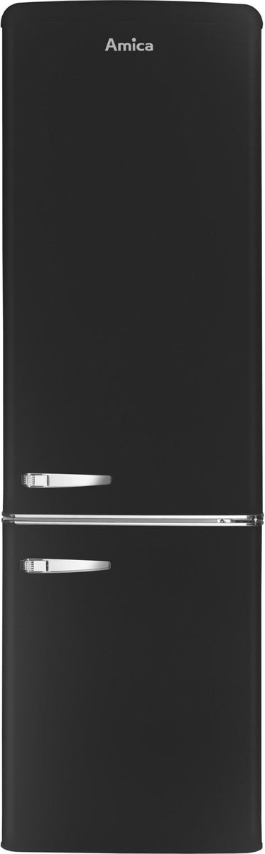 Amica KGCR 387 100 MS, 244 l, N-ST, 40 dB, 3 kg/24h, E, Schwarz