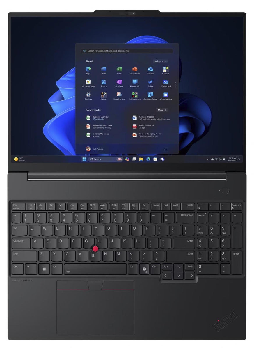 Lenovo ThinkPad E16 Gen 3 (AMD), AMD Ryzen™ 7, 3,3 GHz, 40,6 cm (16