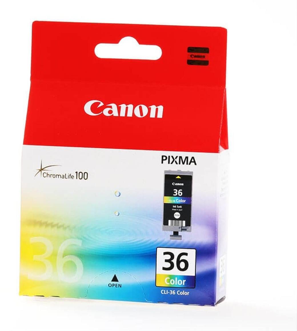 Canon CLI-36 C/M/Y Farbtinte, Standardertrag, Cyan, Magenta, Gelb, Tinte auf Pigmentbasis, 1 Stück(e), 249 Seiten