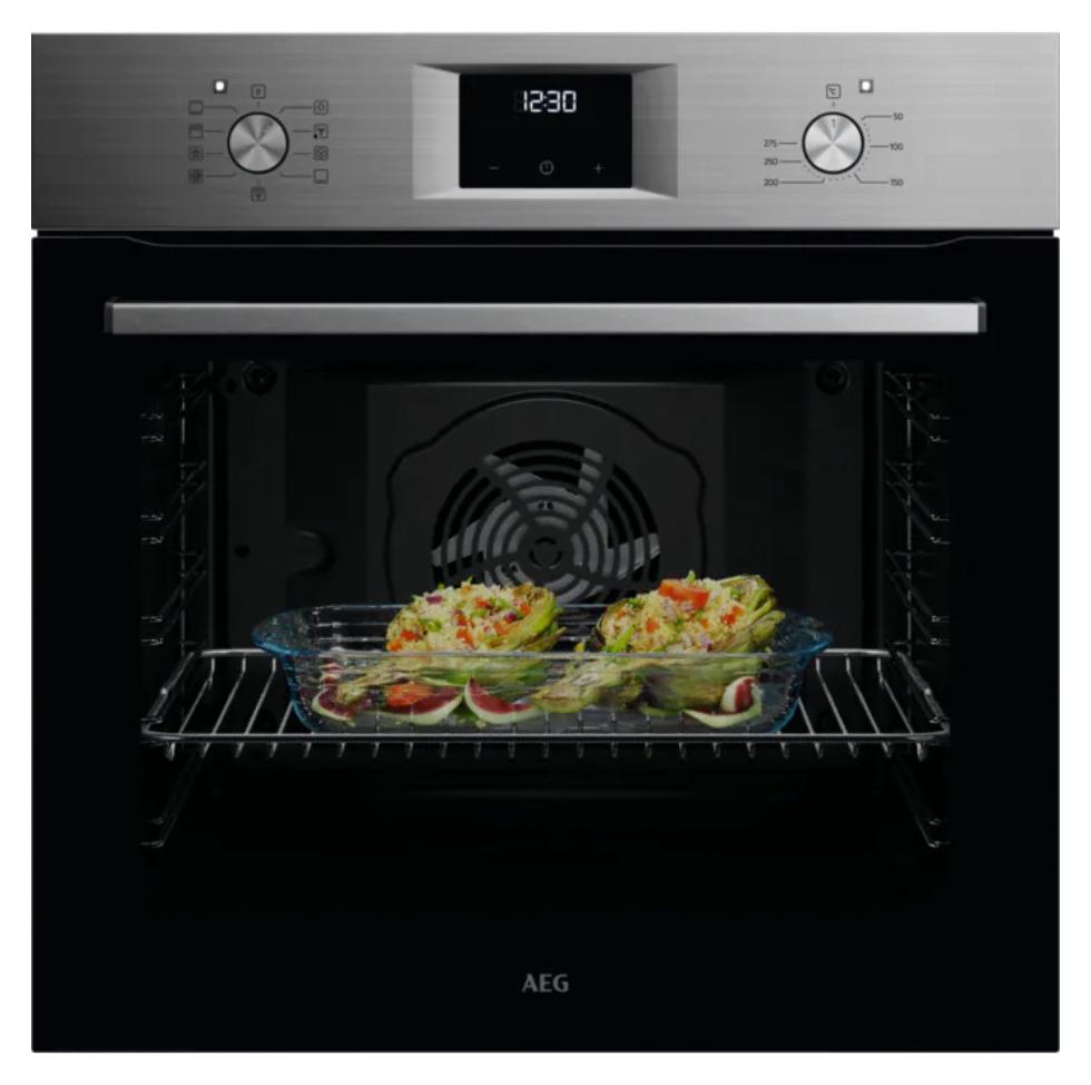 AEG OU5AB21FSM, Medium, Elektrischer Ofen, 72 l, 72 l, 2300 W, Hydro