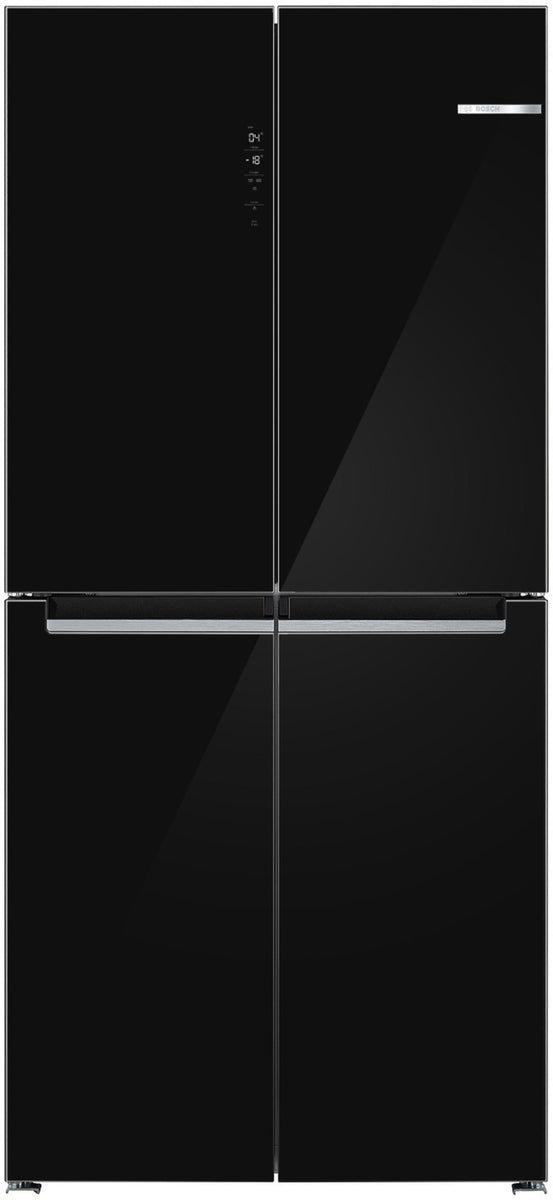 Bosch Serie 4 KMC85LBEA, Freistehend, Mehrtürig, Schwarz, 4 Tür(en), Berührung, An Tür