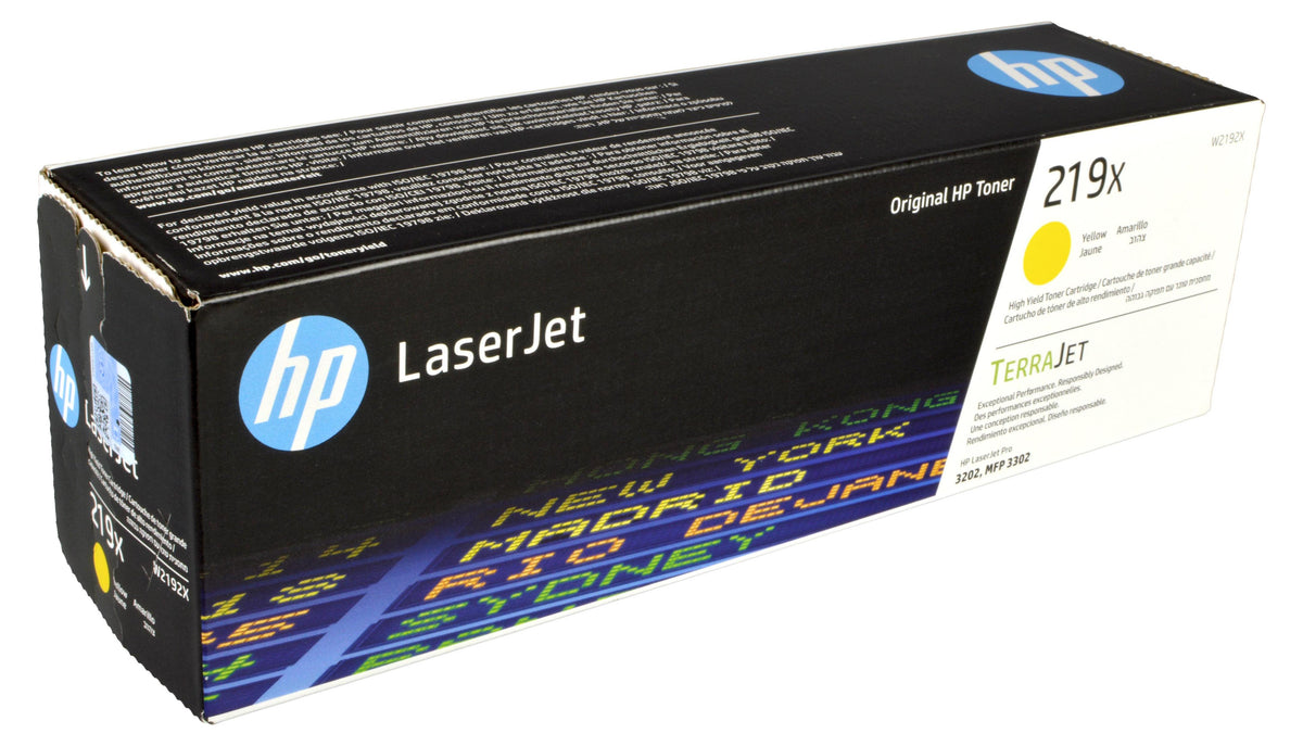 HP 219X Gelb Original LaserJet-Tonerkartusche mit hoher Reichweite, 2500 Seiten, 0 Seiten, Gelb, 1 Stück(e)
