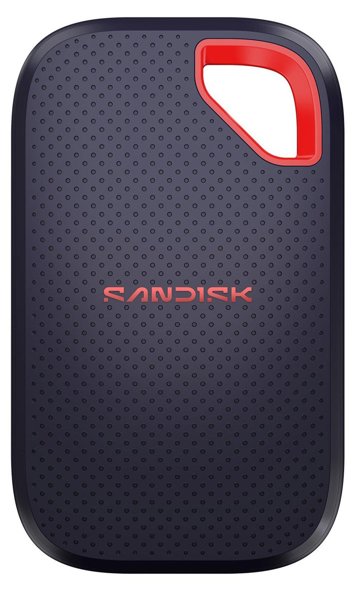 SanDisk Extreme Portable SSD (V3), 2 TB, USB Typ-C, USB 3.2 Gen 2x2, 2000 MB/s, 20 Gbit/s, Rot, Blau