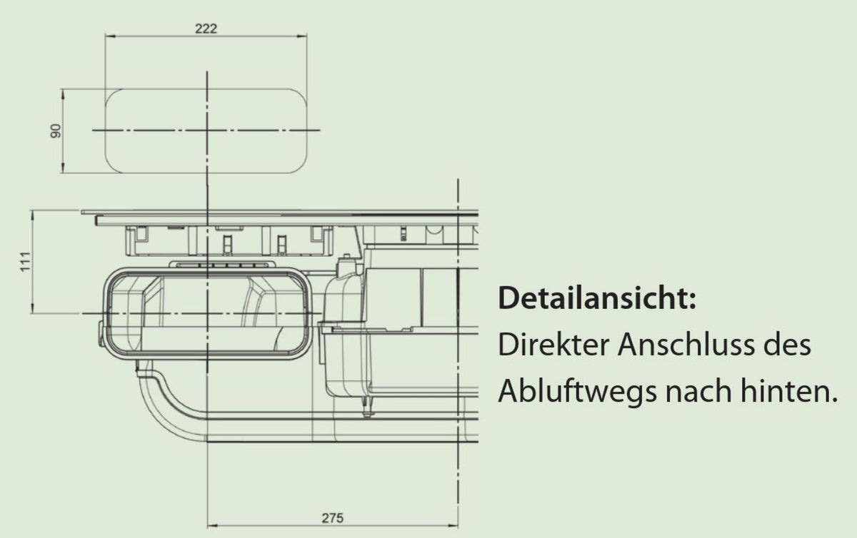 berbel Abluft-Set DL für BKA Downline 1100063