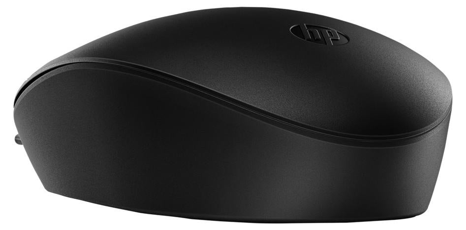 HP 125 Kabelgebundene Maus, Beidhändig, Optisch, USB Typ-A, 1200 DPI, Schwarz
