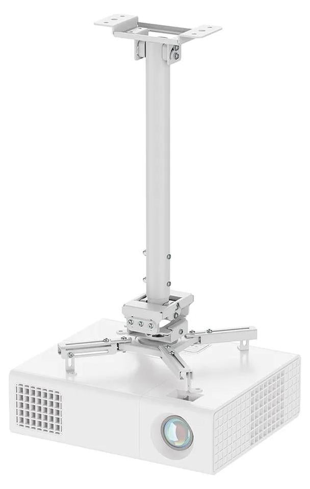 Neomounts CL25-540WH1 Beamer Deckenhalterung - H 60,5-90,5 cm - einfache Installation - volle Bewegung, Zimmerdecke, 35 kg, Weiß, Stahl, 605 - 905 mm, -8 - 8°