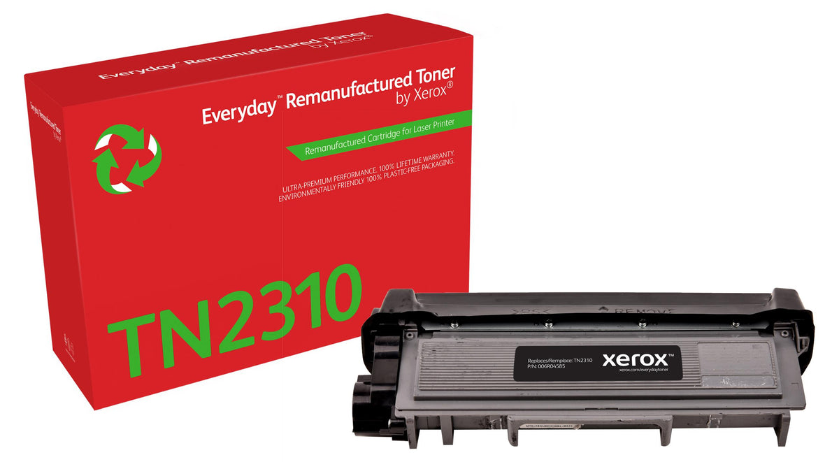 Everyday™ Mono wiederaufbereiteter Toner von , kompatibel mit Brother TN-2310, Standardkapazität, 1200 Seiten, Schwarz, 1 Stück(e)